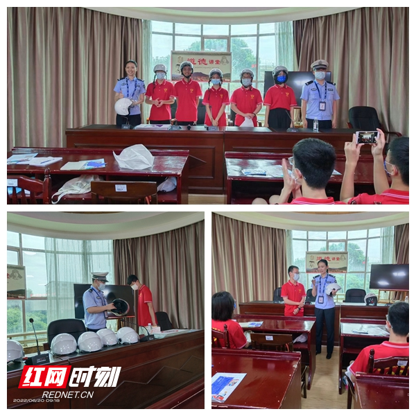 冷水滩区高峰学校开展"双减"护安全特色实践活动