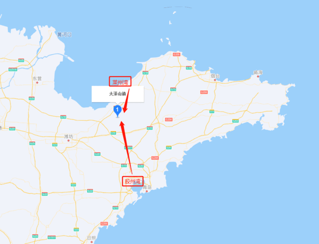 莱州地理位置图片图片