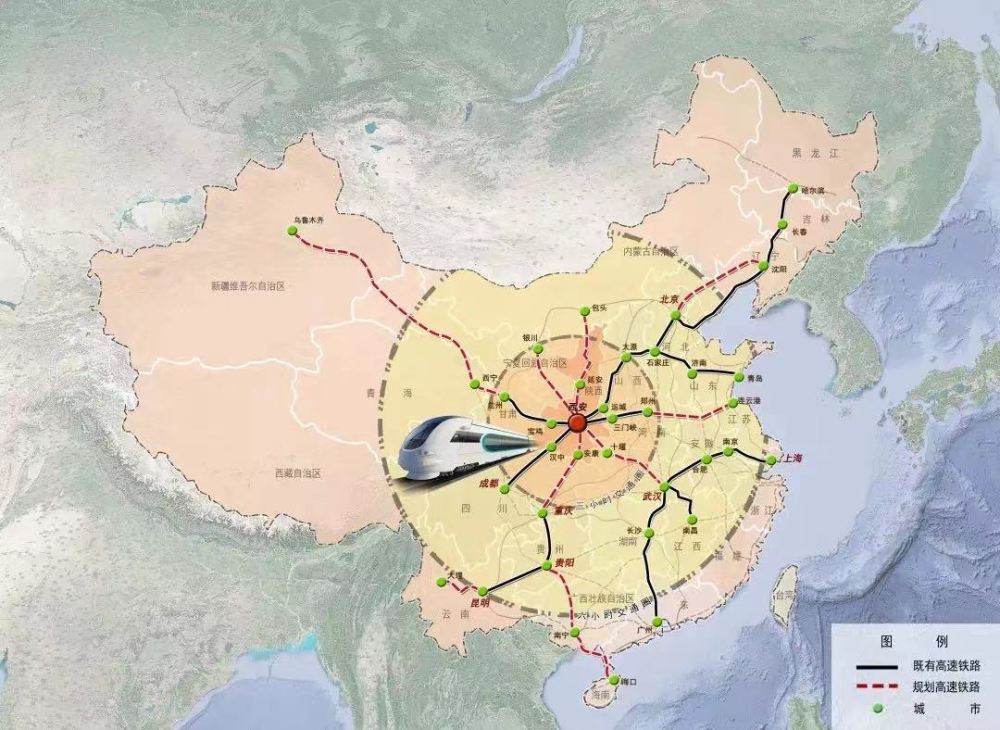 呼南高鐵焦作經洛陽至平頂山段 ,2023年開工京港臺高鐵阜陽至黃岡段