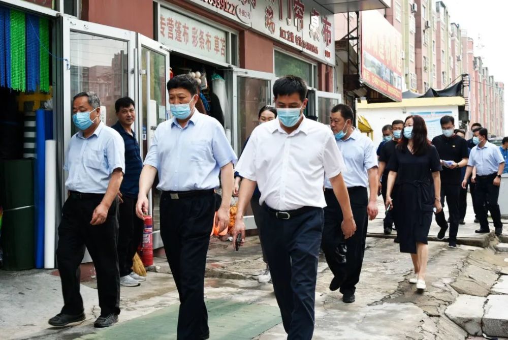 市領導到蘭山區督導全國文明城市創建工作