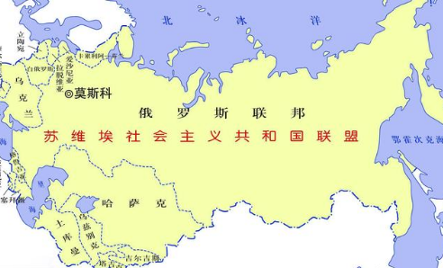 苏联势力范围地图图片