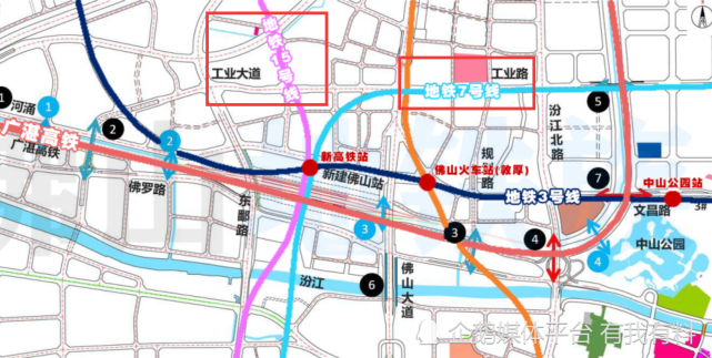 網友:佛山出現了地鐵7號線和15號線規劃