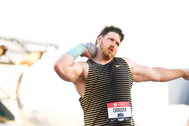 2022美国田径锦标赛男子铅球世界纪录保持者克鲁瑟夺冠