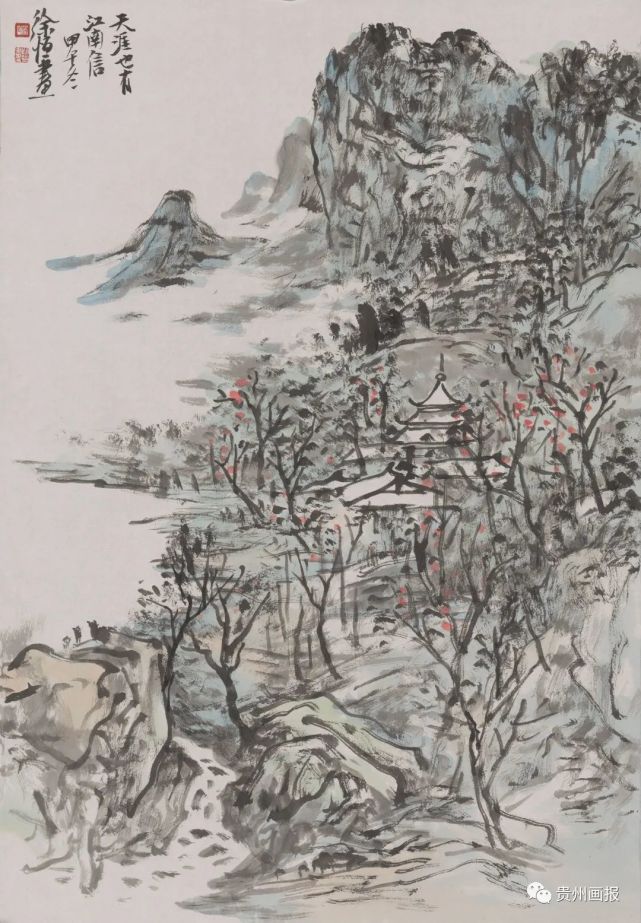 书画赏析|山水开合呈气象,出尘入世点画心——观徐恒山水画有感