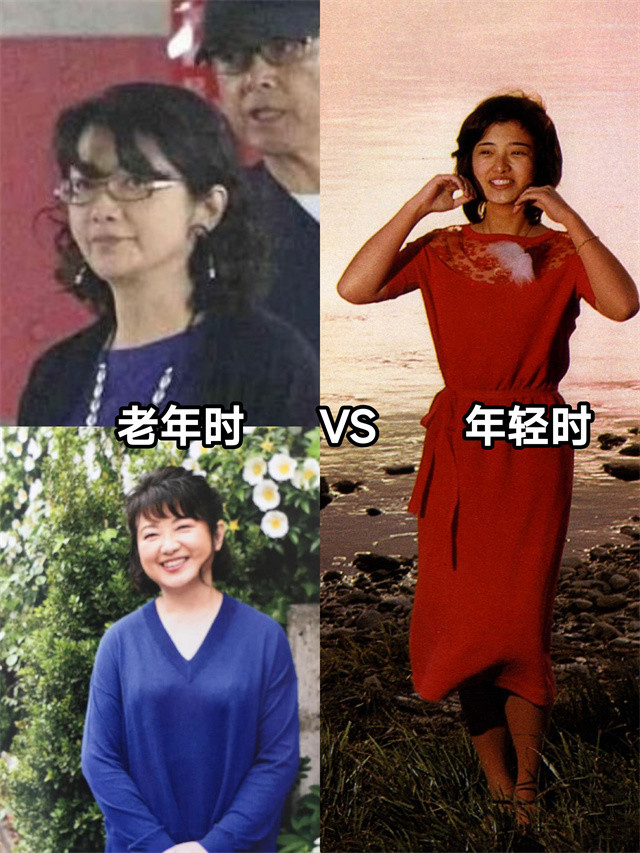 被62歲的山口百惠折服了身材圓潤穿衣卻端莊優雅美得自然高級