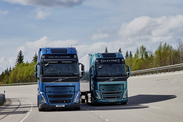 沃尔沃卡车总裁 roger alm 表示,氢燃料电池适合配置于大型车辆,且