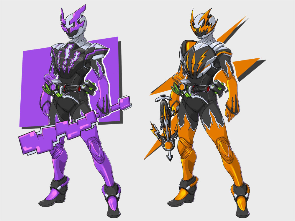 假面骑士外网粉丝设计6个新骑士,修罗空我帅气,创骑accel完美融合