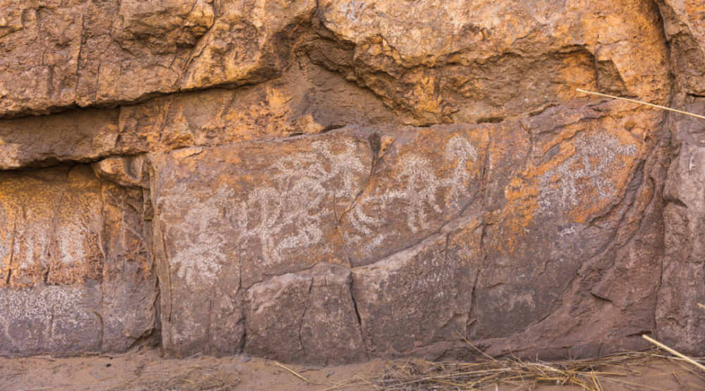 岁月失语惟石能言走近乌海桌子山岩画