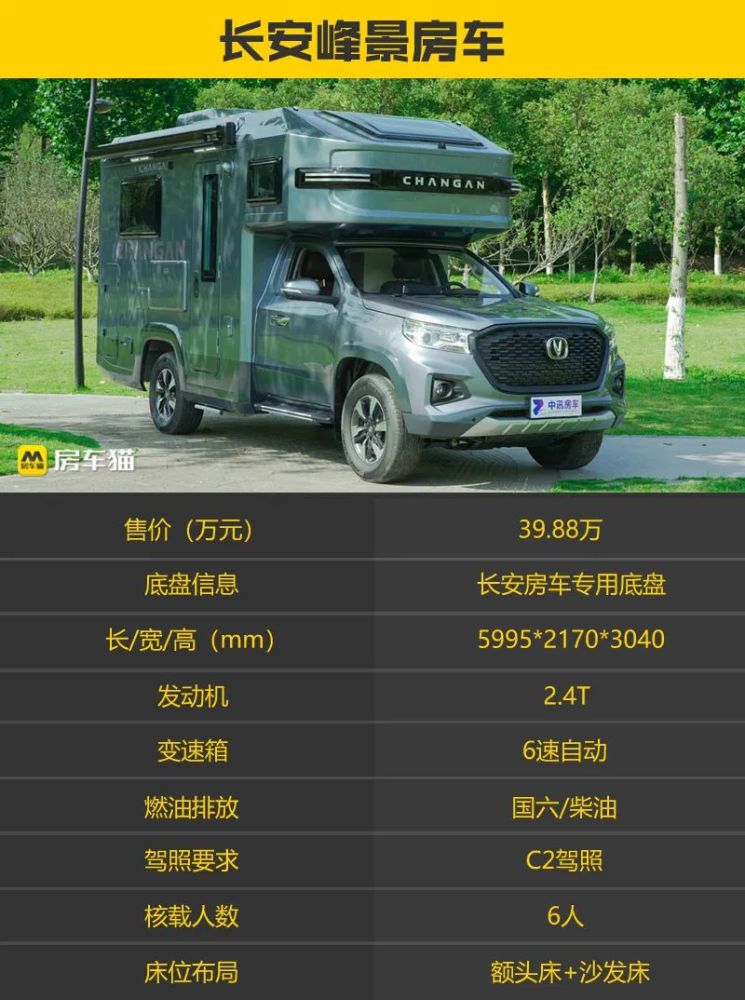 原厂长安峰景房车7月1日成都非遗房车展新车全球首发
