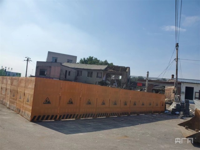 记者探访沈阳浑南区东湖街道古城子镇爆炸现场