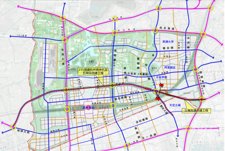 10分钟从杭州火车西站到绕城三墩互通改建工程建成并具备通车条件