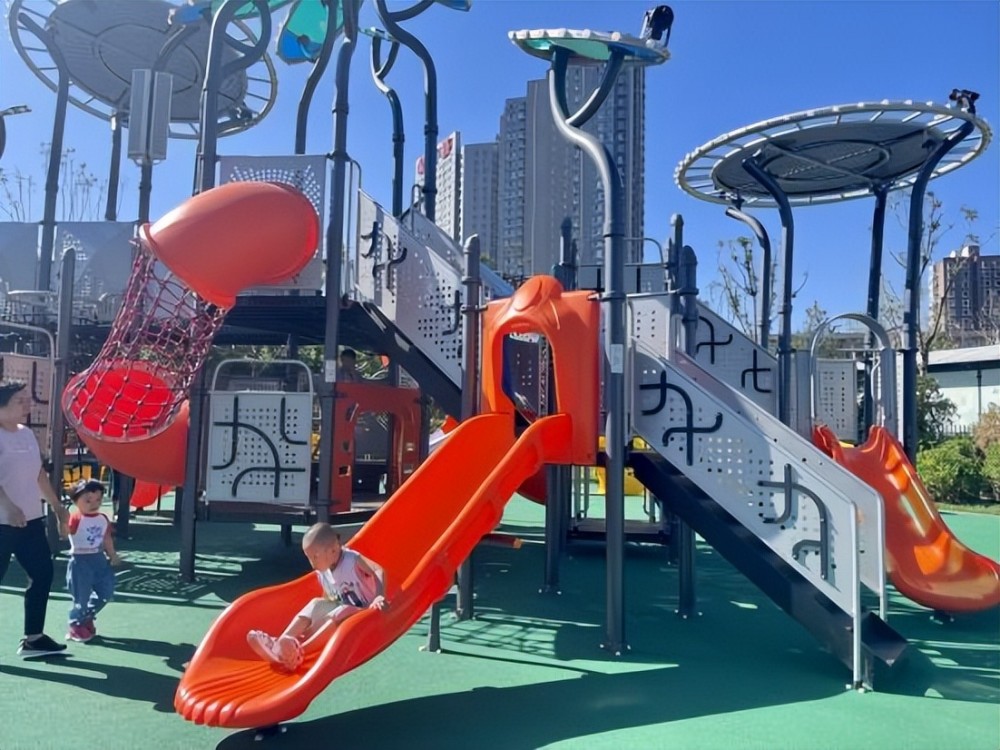 太原遛娃新地标迎泽公园儿童活动区全新绽放