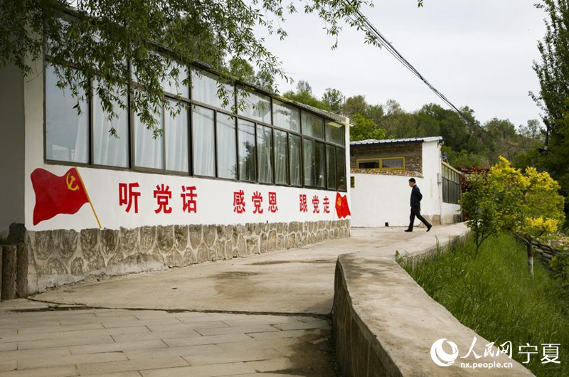 宁夏杨岭村从一处美向一片美迈进