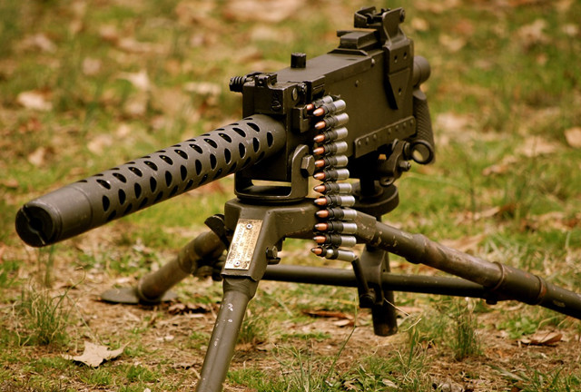 勃朗宁m1919机枪的瑞典改装版kspm42机枪