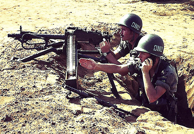 勃朗宁m1919机枪的瑞典改装版kspm42机枪