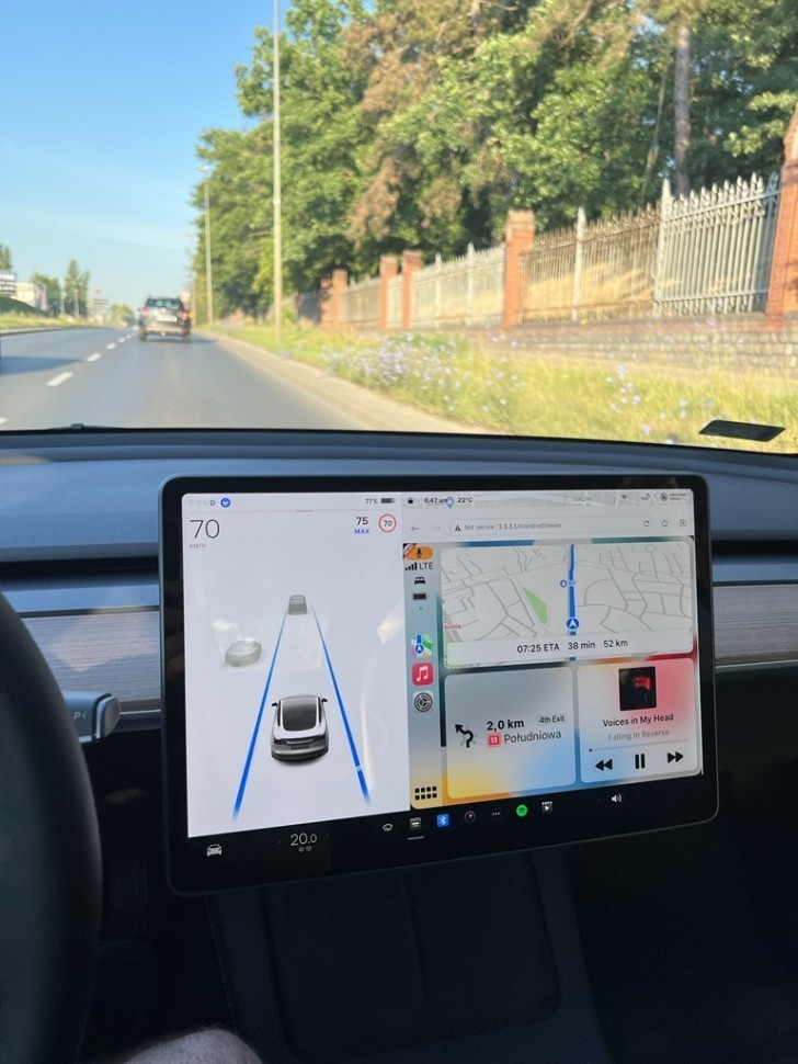 外媒：特斯拉现可通过第三方软件实现CarPlay连接