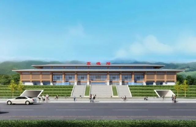 站房建筑面积1万平方米贵南高铁荔波站站房建设全面展开