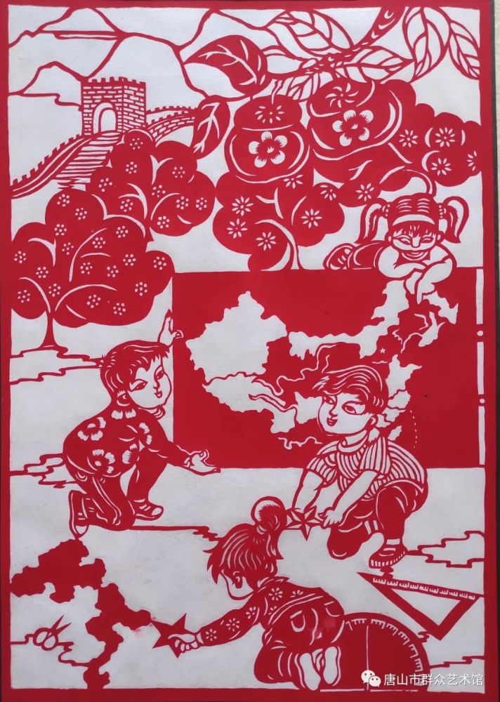 唐山市群众艺术馆喜迎二十大讴歌新时代剪纸作品展
