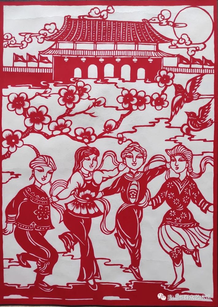 唐山市群众艺术馆喜迎二十大讴歌新时代剪纸作品展