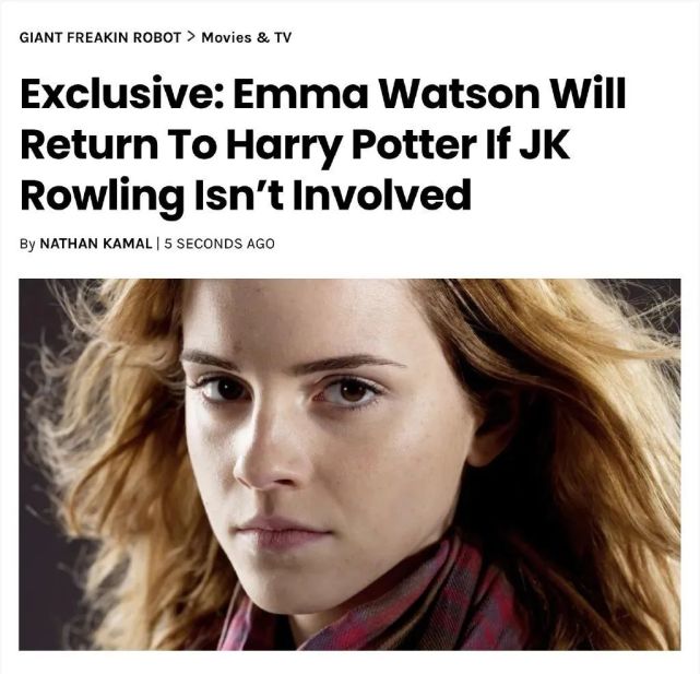 双标"赫敏":急着驱逐jk罗琳,却不为美国禁止堕胎发声?