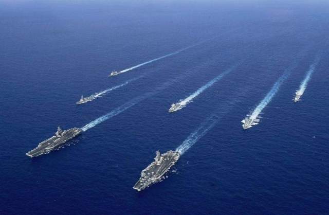北约峰会前夕，美军官员声称在黄海珠三角布雷，逼中国与美方谈判