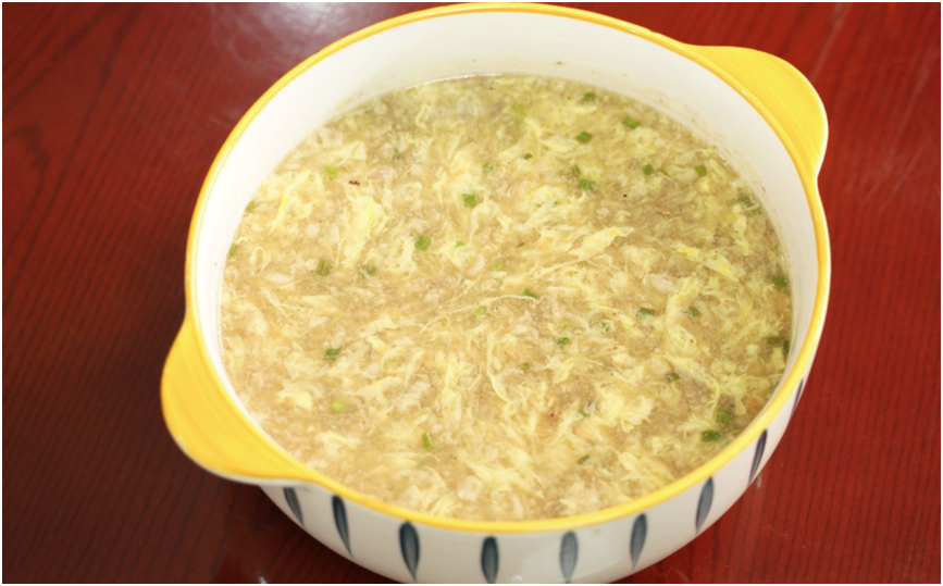 岳阳县十大特色名菜鹿角虾米汤当地人的下午茶