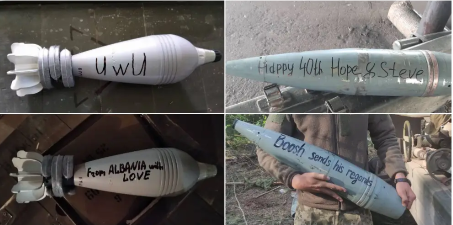 乌大学生帮乌军卖刻字炮弹照片，网民：病态？