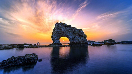 大长山岛→祈祥园→大顶山海防公园→老网场景观路→饮牛湾度假区