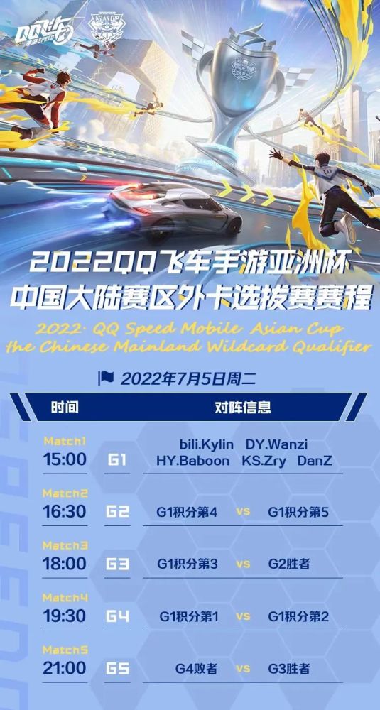 观赛福利已就位！2022年QQ飞车手游亚洲杯开赛倒计时1天！