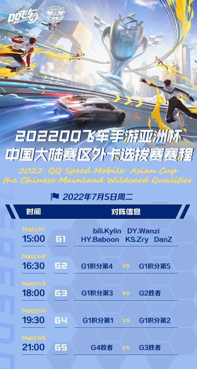 2022年qq飞车手游亚洲杯开赛倒计时1天!