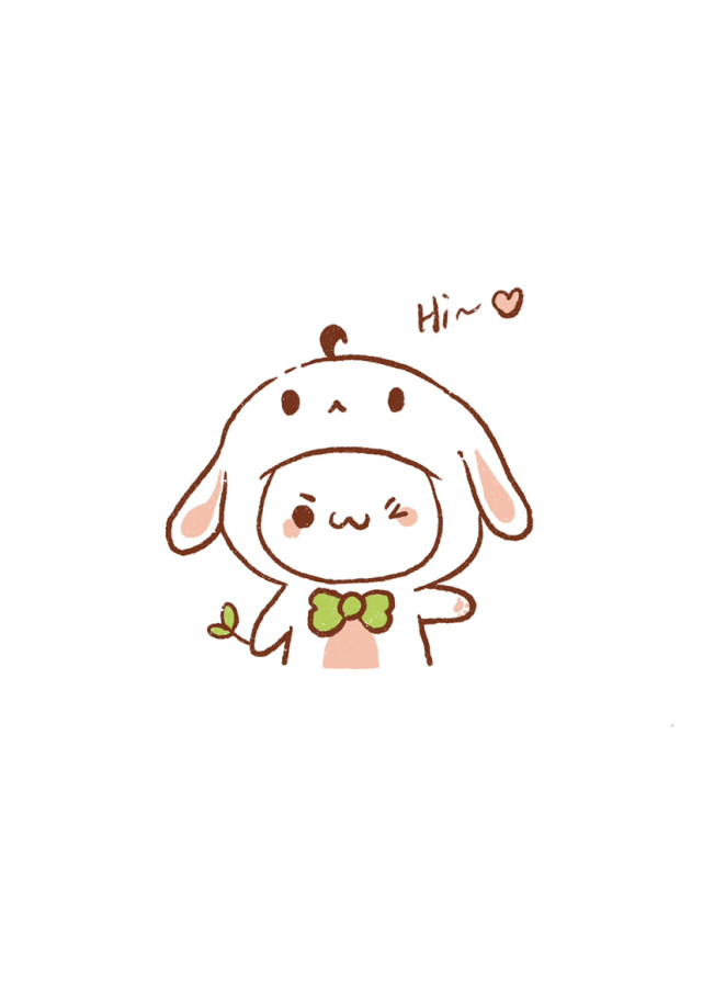 治愈系简笔画教程:超萌的长草颜团子