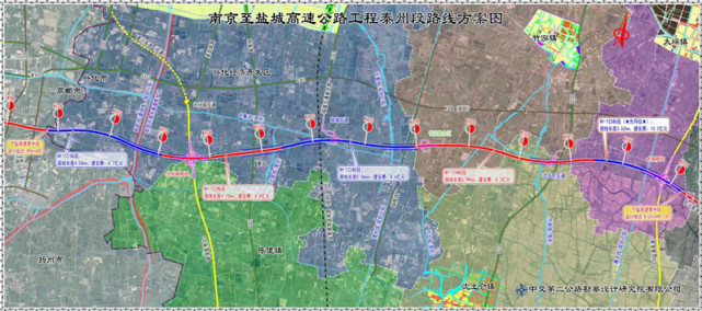 宁盐高速高邮段路线图片