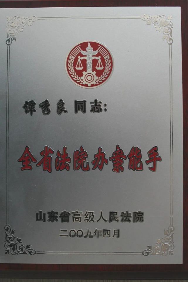 喜报|淄川区人民法院谭秀良被表彰为"齐鲁最美法官"