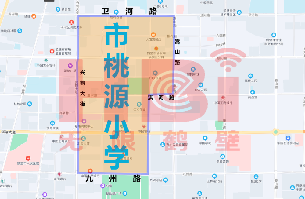 鹤壁中小学划片范围"地图版"来了!快看你家属于哪所学校!_腾讯新闻