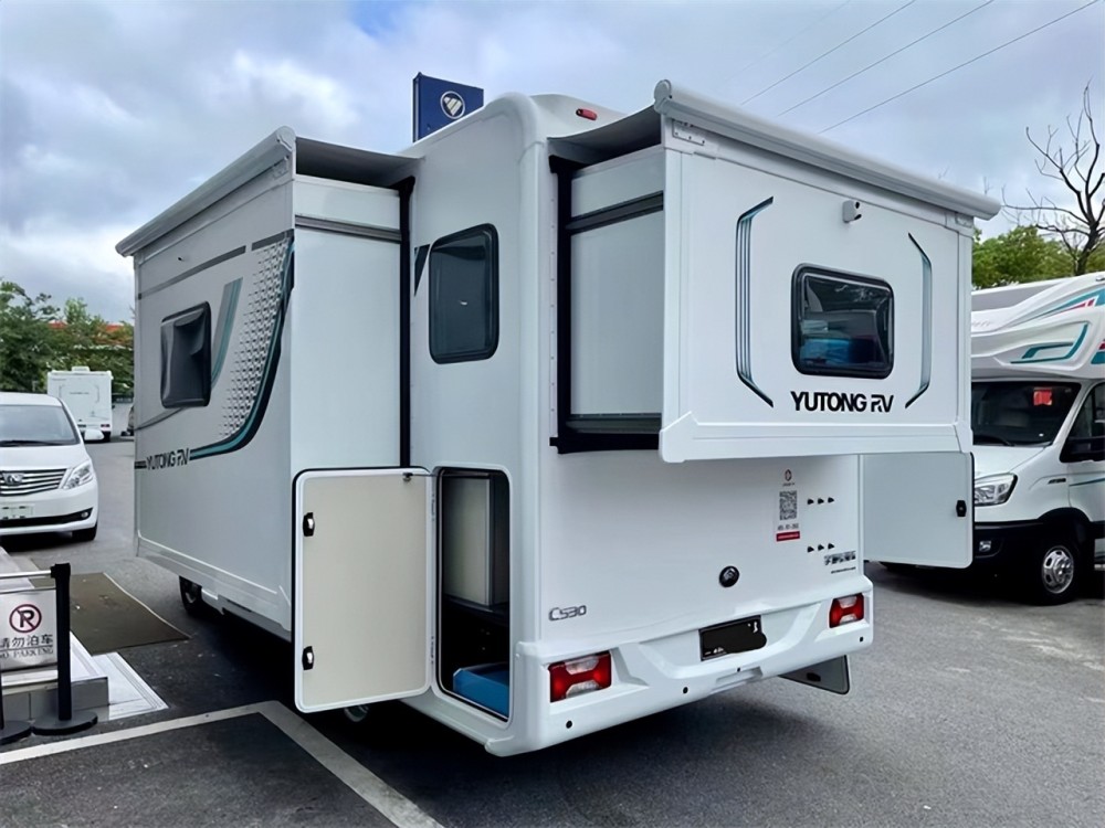 宇通c330豪华版双拓展房车,上海现车_腾讯新闻