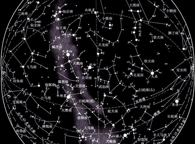 星座图,对看星星感兴趣的朋友一定不陌生 图源网络在一个大风吹了又停