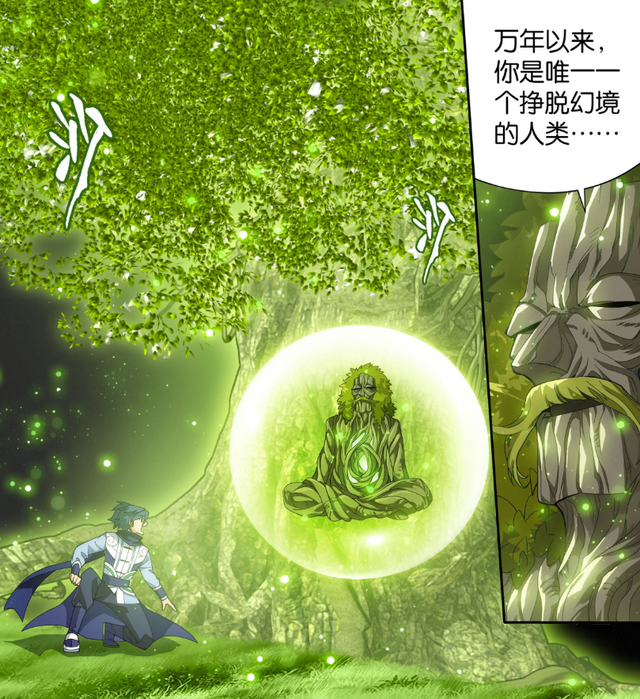 这才是菩提古树的本体,经历了无数岁月,最终化为人形.
