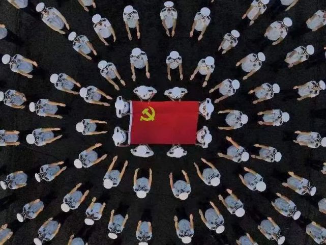 七一建党节丨"我与党旗合张影"创意合照纪念活动(三)