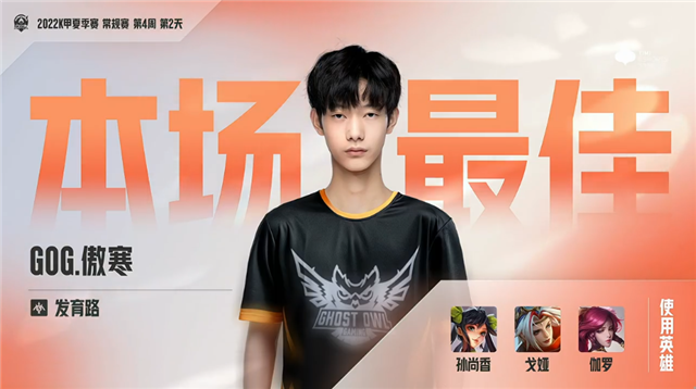 k甲快讯:gog战胜cw,傲寒回归状态超凡