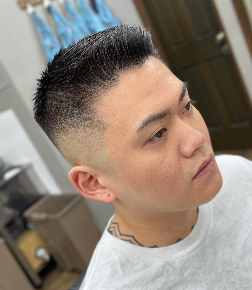 中年大叔别总剪板寸试试这几种铲青发型干练又帅气