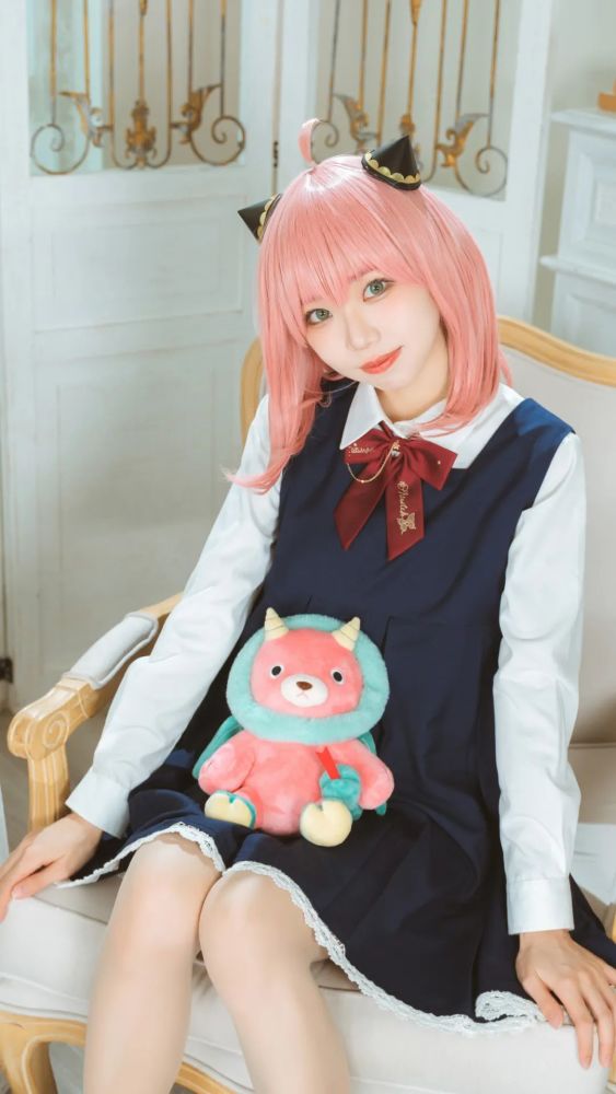 cos:间谍过家家阿尼亚cos正片@蕉蕉_腾讯新闻