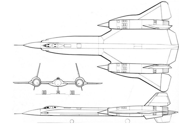 理智战胜了脑洞,让黑鸟空战的美国超级项目—美国af12截击机
