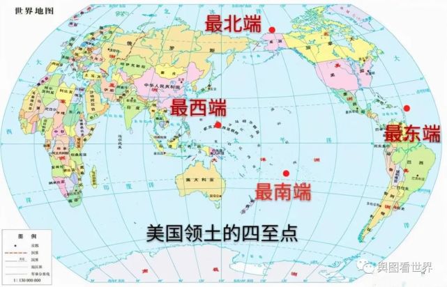 美国领土分类及分布图——美国不仅是美洲的美国,还是太平洋的美国