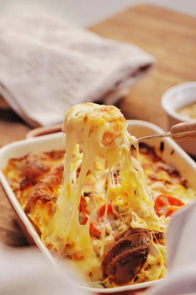 谁能顶得住海鲜焗饭的诱惑?