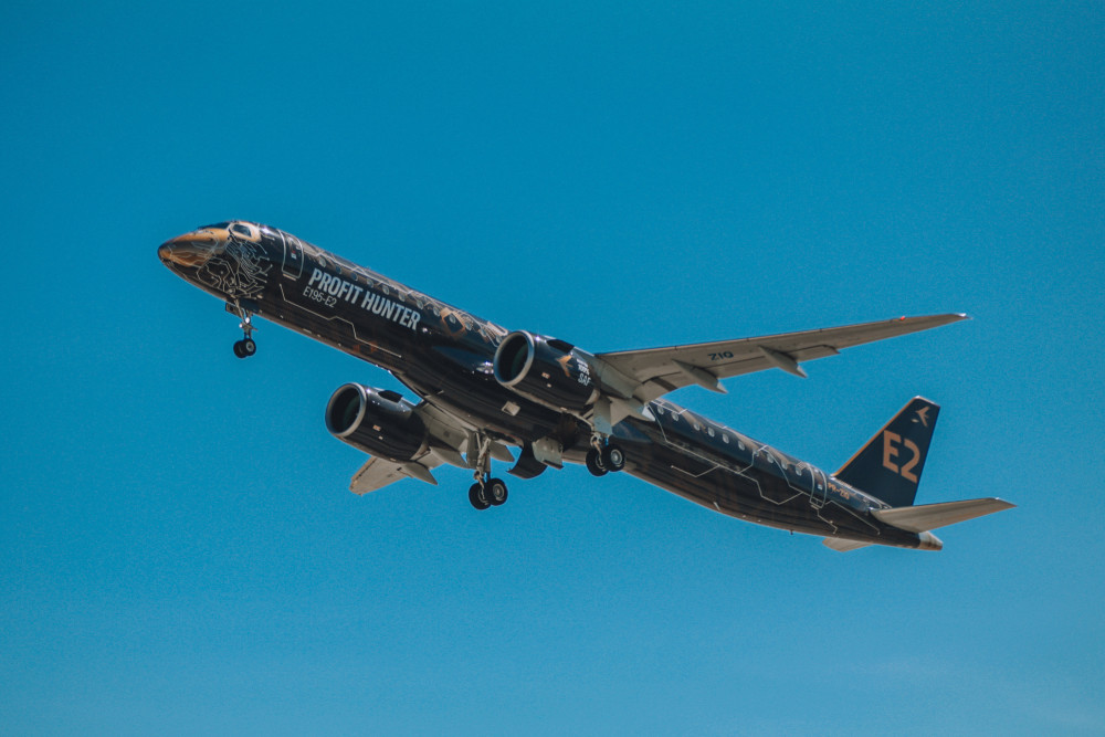 组图巴航工业与普惠完成可持续航空燃料飞行测试