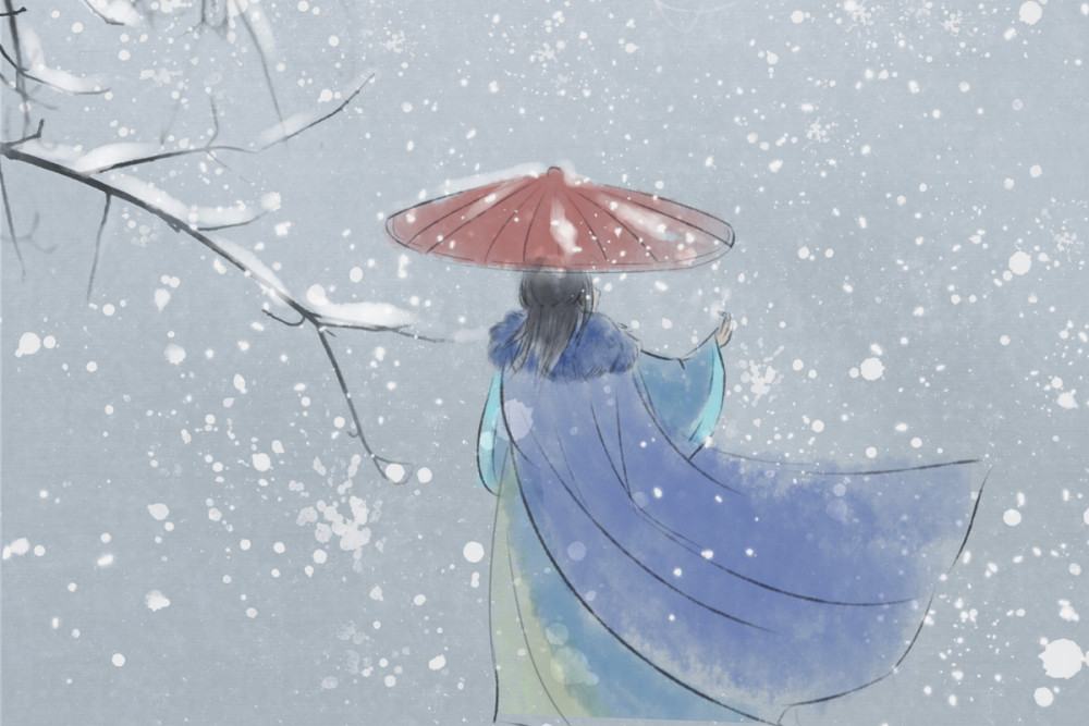 春雪唐韩愈简笔画图片