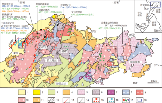 我國最大金礦床——膠東焦家巨型金礦床的剝露歷史與保存_騰訊新聞