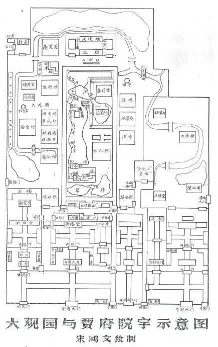 榮國府平面圖:大觀園平面圖:【閱讀活動】1.