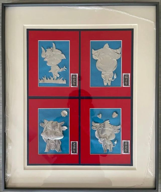 易拉罐画《牛转乾坤》祁连中心校  顾添骐