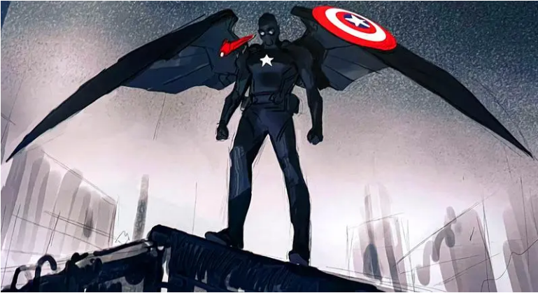 美国队长4猎鹰队长新装备曝光拥有全新翅膀还能自由变形